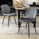 Стул бархатный MEBEL ELITE IRYS Velvet Серый