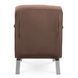 Крісло розкладне MEBEL ELITE BART Velvet&nbsp;Коричневий