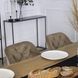 Стілець оксамитовий MEBEL ELITE VIKI Velvet бежевий