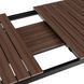 Комплект садовой мебели MEBEL ELITE ARGOS 160-240 FRESNO 6 орех/черный