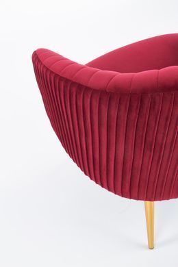 Кресло CROWN Velvet Halmar Бордо фотография