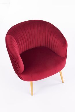 Кресло CROWN Velvet Halmar Бордо фотография