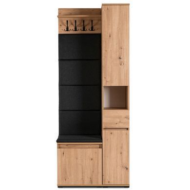 Передпокій MEBEL ELITE PARMA 80 Дуб Артизан/графіт фотографія