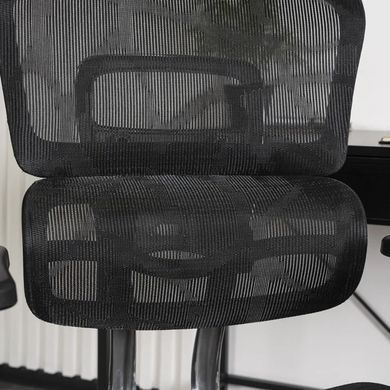 Стілець офісний поворотний MEBEL ELITE NINO Чорний фотографія