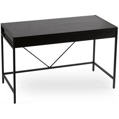 Письмовий стіл MEBEL ELITE ALLYт123 см Чорний фотографія