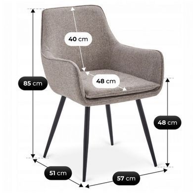Стул MEBEL ELITE EDRICK Коричневый фотография