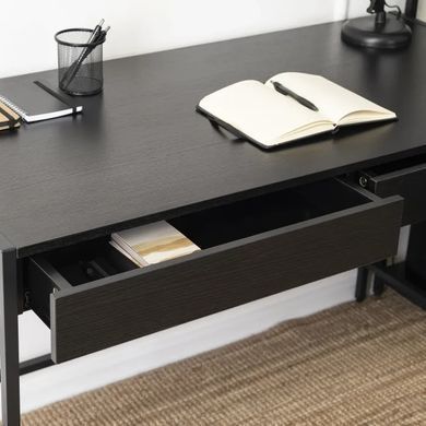 Письмовий стіл MEBEL ELITE ALLYт123 см Чорний фотографія