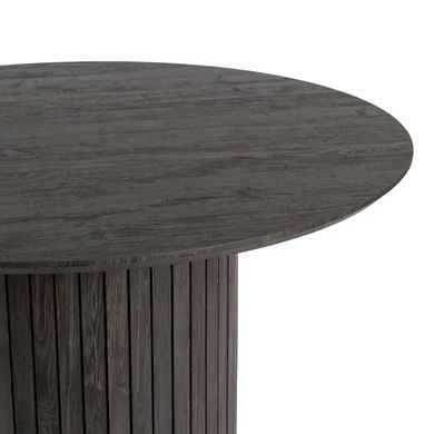 Стіл круглий MEBEL ELITE LYON 120 см Чорний фотографія