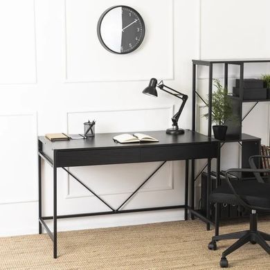 Письмовий стіл MEBEL ELITE ALLYт123 см Чорний фотографія