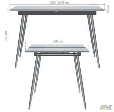 Стол раскладной Helena AMF 120(160)X80 Орех фотография
