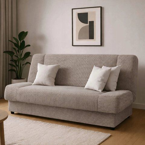 Диван розкладний MEBEL ELITE PIANO 190 см Беж фотографія