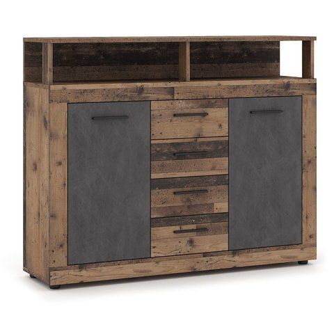 Комод MEBEL ELITE BLAGO MIDI B 120 темний дуб фотографія