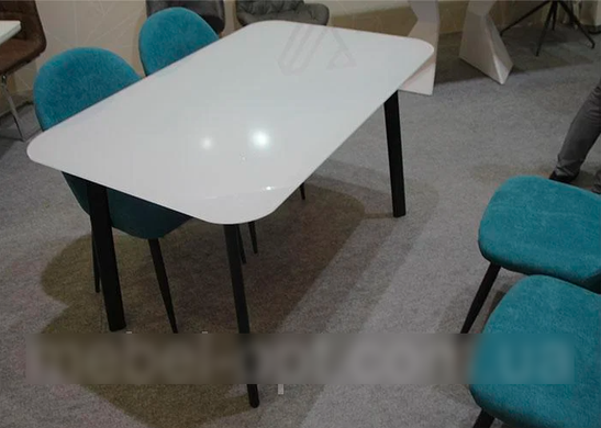 Стол обеденный T-312 VETRO 130x80 Белый фотография