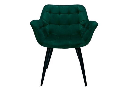 Крісло ELEGANTE Velvet Intarsio Зелений фотографія