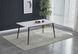 Стіл SABA CERAMIC Intarsio 130x70 Білий Глянець Кераміка Чорний Мат фотографія