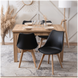 Стул MEBEL ELITE SCANDI Черный/Дуб