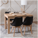 Стул MEBEL ELITE SCANDI Черный/Дуб