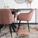 Стілець оксамитовий MEBEL ELITE VIKI Velvet рожевий