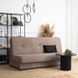 Диван розкладний MEBEL ELITE ARUBA 188 см Коричневий