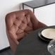 Стілець оксамитовий MEBEL ELITE VIKI Velvet рожевий