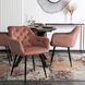 Стілець оксамитовий MEBEL ELITE VIKI Velvet рожевий