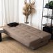 Диван розкладний MEBEL ELITE ARUBA 188 см Коричневий