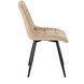 Стул бархатный MEBEL ELITE RIO Velvet, Бежевый