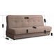 Диван розкладний MEBEL ELITE ARUBA 188 см Коричневий