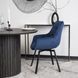 Стіл круглий MEBEL ELITE LYON 120 см Чорний