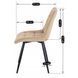 Стул бархатный MEBEL ELITE RIO Velvet, Бежевый
