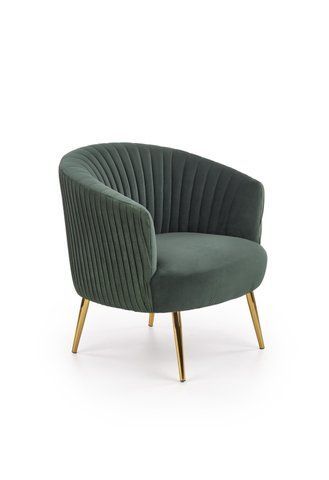 Кресло CROWN Velvet Halmar Зеленый фотография