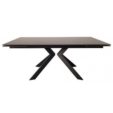 Стол раскладной SWANK LOFTY BLACK Concepto 180(260)x90 Керамика Черный фотография