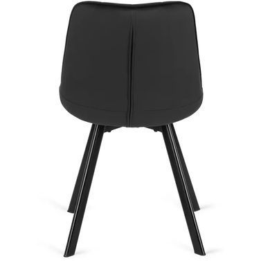 Стул бархатный MEBEL ELITE RICK Velvet Черный фотография