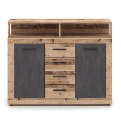 Комод MEBEL ELITE BLAGO MIDI B 120 необроблений дуб фотографія