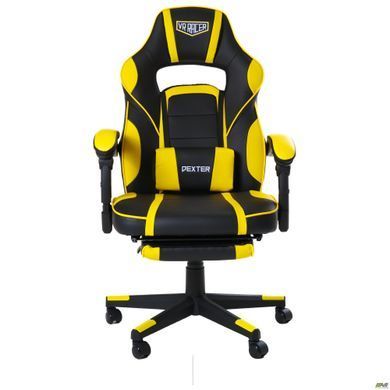 Комп'ютерне крісло VR Racer Dexter Webster AMF Чорний/жовтий фотографія