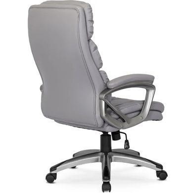 Стілець офісний обертовий MEBEL ELITE STRATO Екошкіра Сірий фотографія