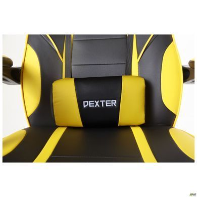 Комп'ютерне крісло VR Racer Dexter Webster AMF Чорний/жовтий фотографія
