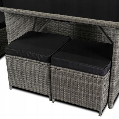 Комплект садових меблів MEBEL ELITE DALLAS Сірий