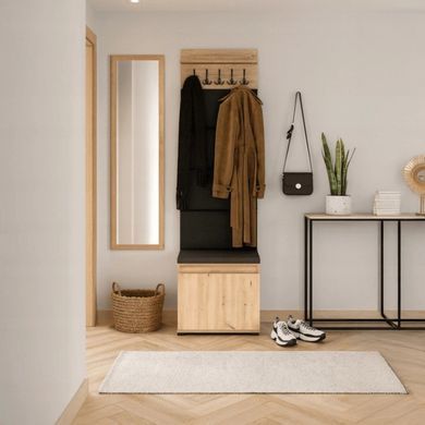 Передпокій MEBEL ELITE VENORNA 60 Дуб Артизан/графіт фотографія