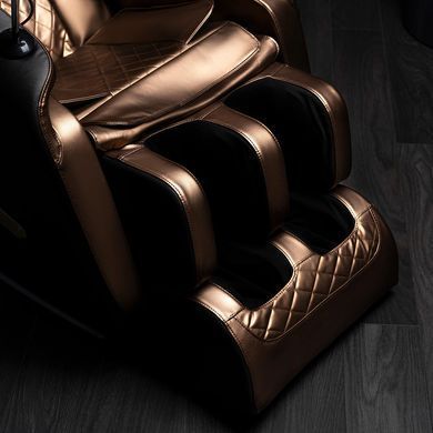 Масажне крісло MEBEL ELITE VX MAX екошкіра Коричневий Меню англійською мовою фотографія