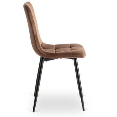 Стул бархатный MEBEL ELITE PERU Velvet Коричневый фотография