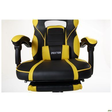 Комп'ютерне крісло VR Racer Dexter Webster AMF Чорний/жовтий фотографія
