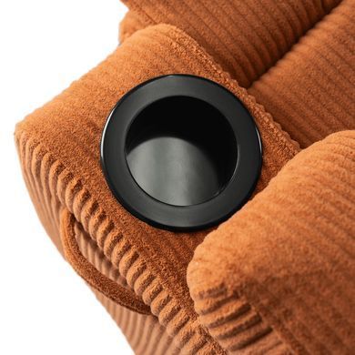 Масажне крісло MEBEL ELITE BOX Вельвет Рудий фотографія