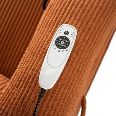 Масажне крісло MEBEL ELITE BOX Вельвет Рудий фотографія