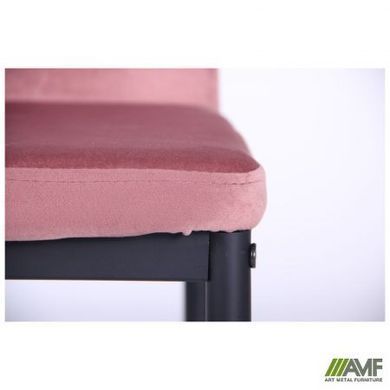 Стілець Alabama Velvet AMF Чорний / Рожевий Антік фотографія