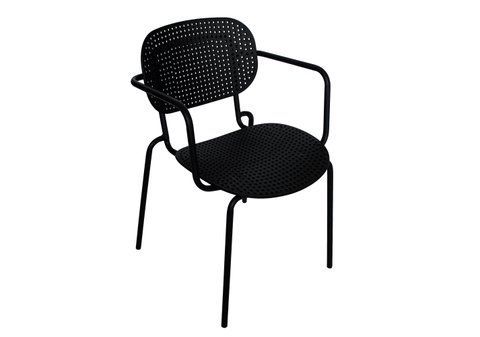 Стілець CASCADA Intarsio Чорний фотографія