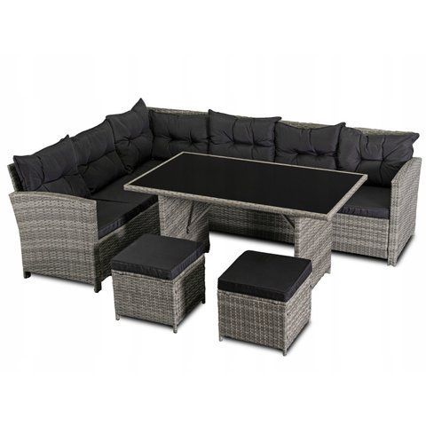 Комплект садовой мебели MEBEL ELITE DALLAS Серый