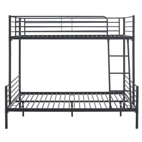 Двухъярусная кровать 90x200 см MEBEL ELITE TRES черный фотография