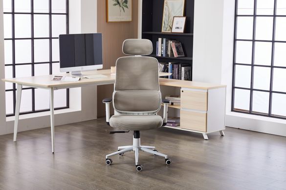 Комп'ютерне крісло Level Light Grey Ergomix Світло Сірий фотографія