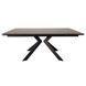 Стол раскладной SWANK LOFTY BLACK Concepto 180(260)x90 Керамика Черный